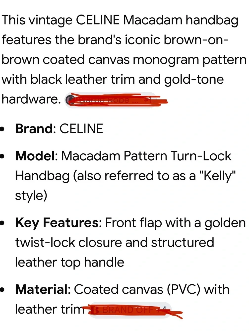 Celine structured satchel